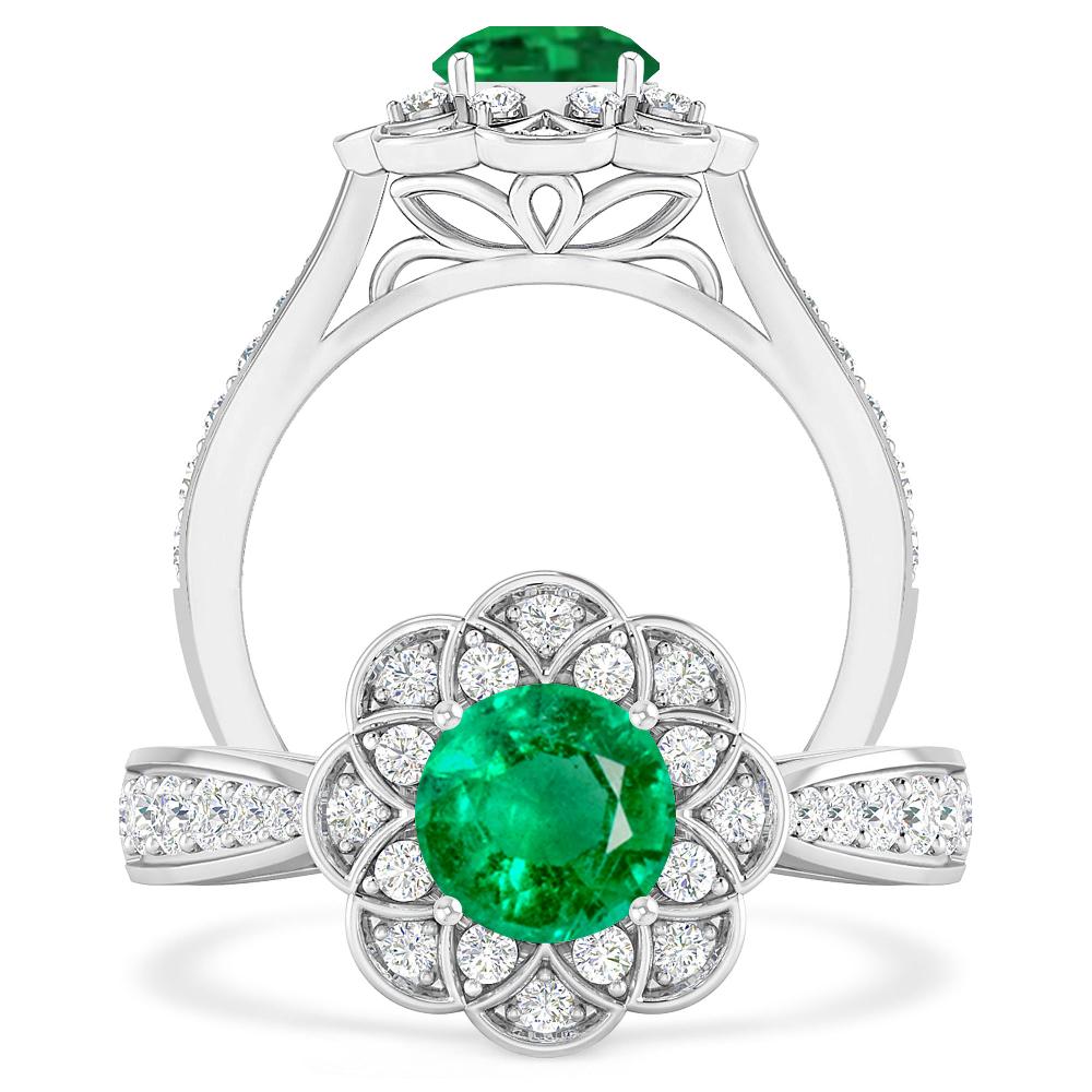 White Gold - Emerald