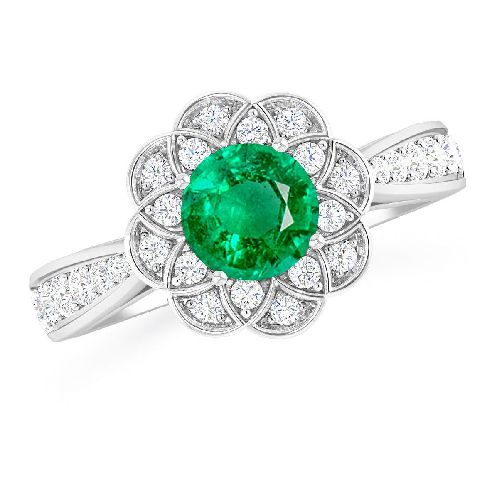 White Gold - Emerald