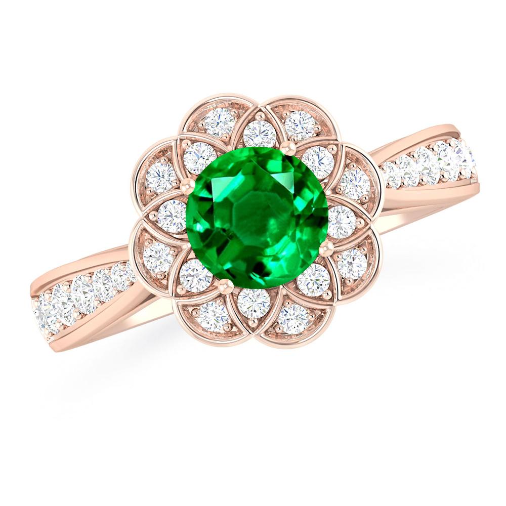 Rose Gold - Emerald