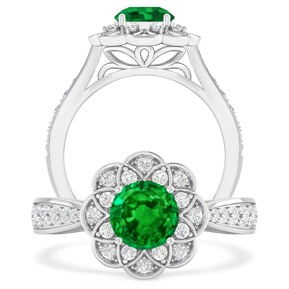 White Gold - Emerald