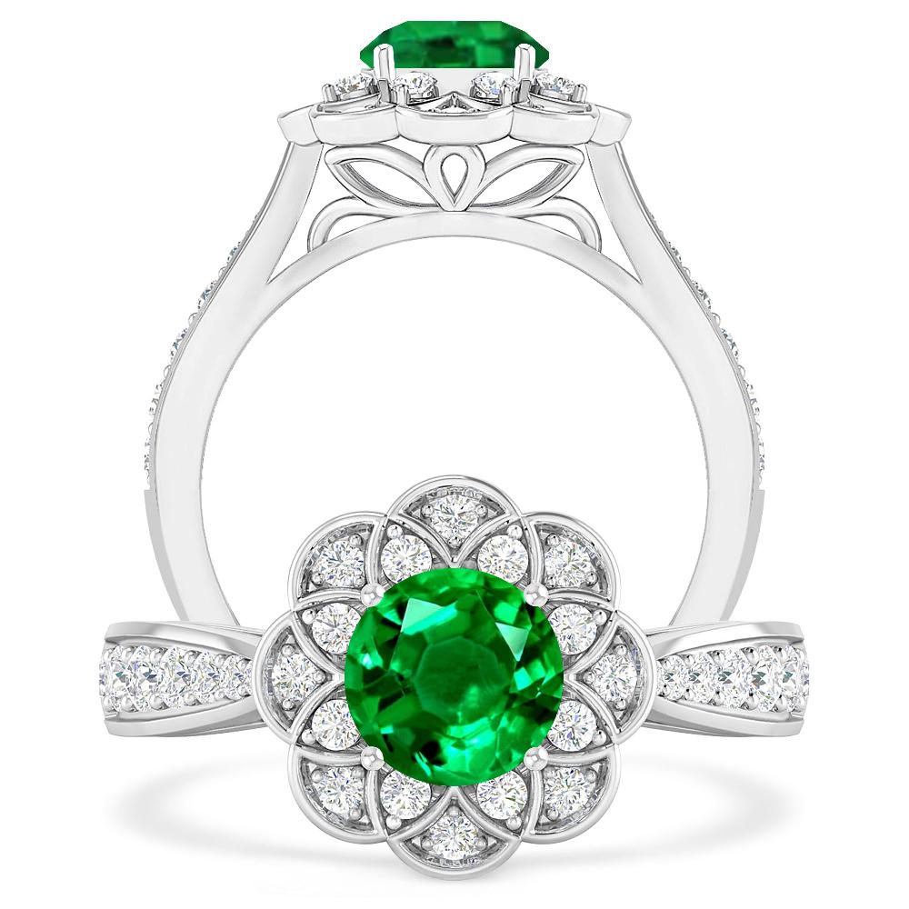 White Gold - Emerald