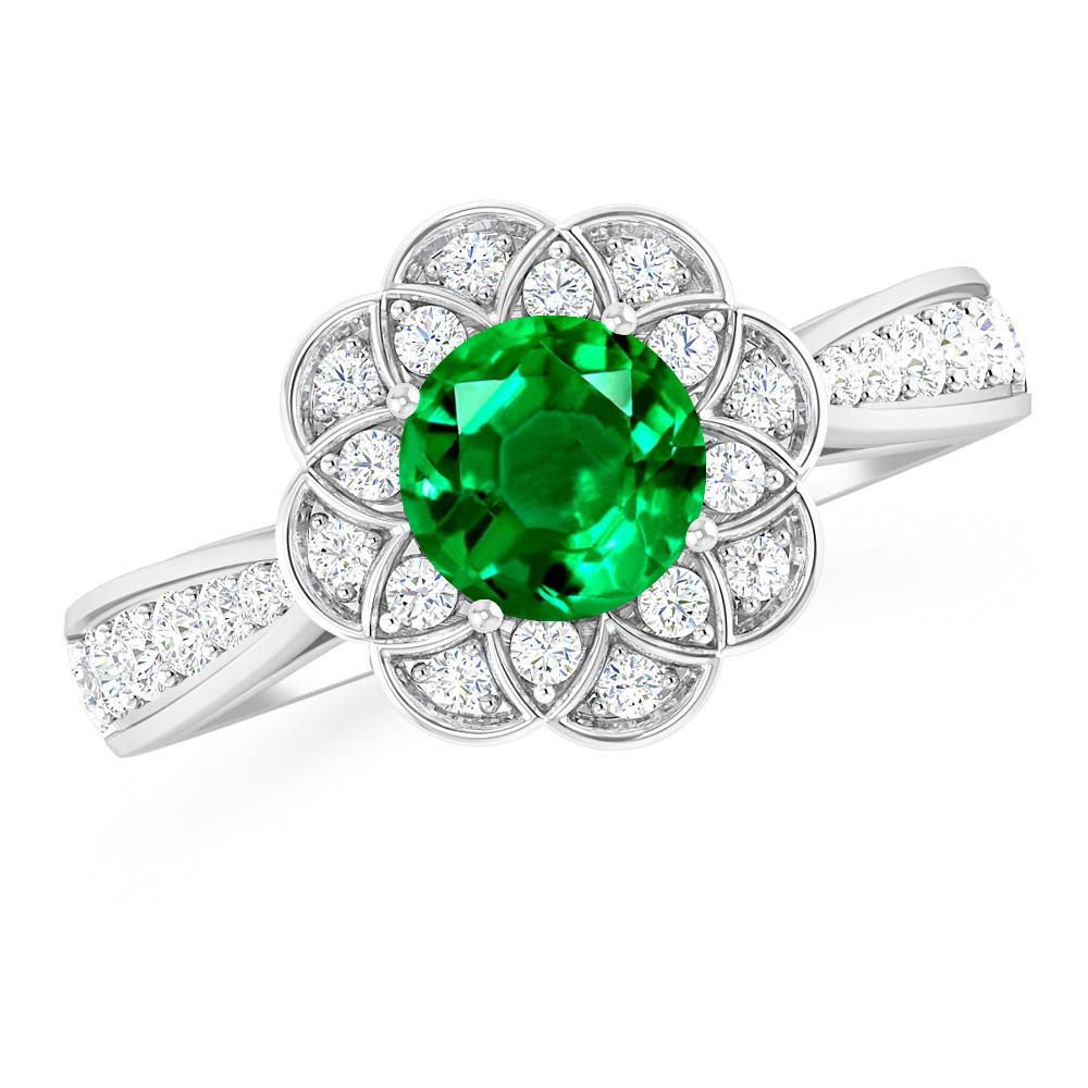 White Gold - Emerald