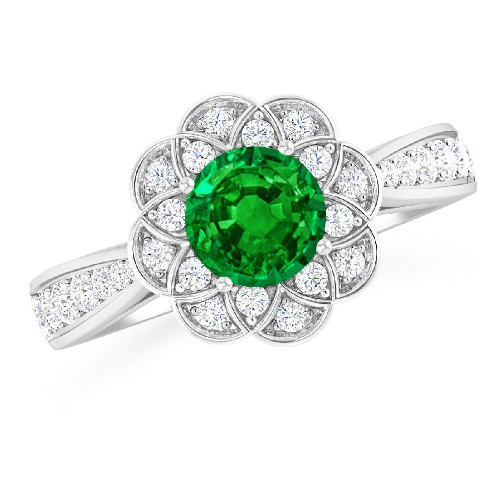 White Gold - Emerald