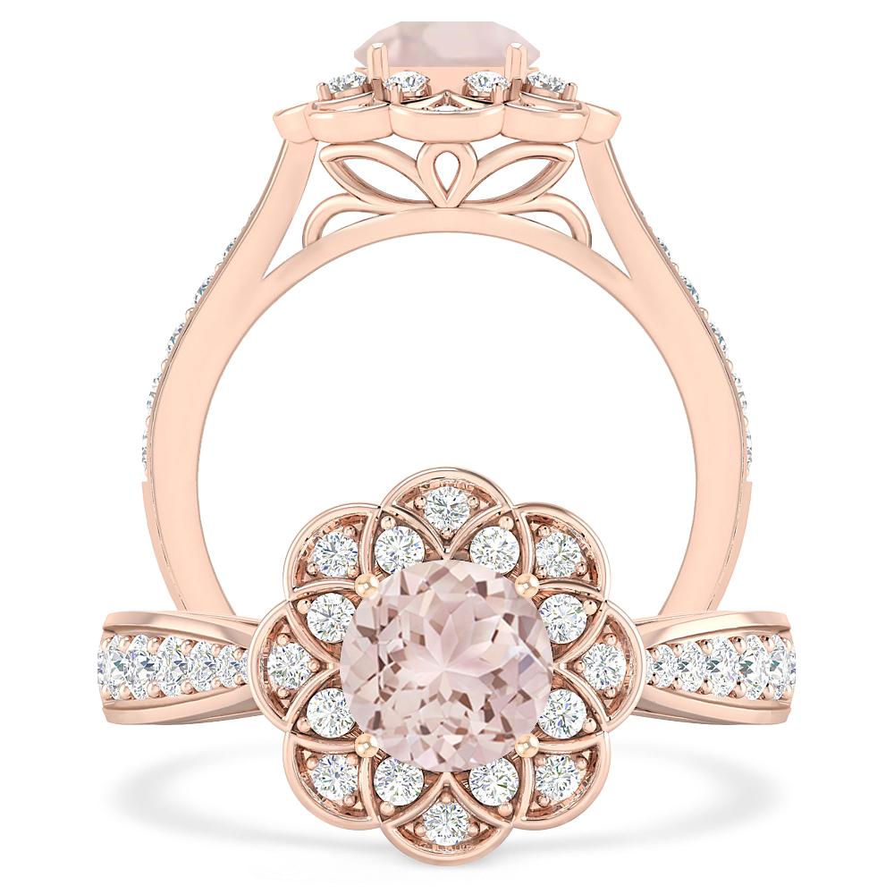 Rose Gold - Morganite