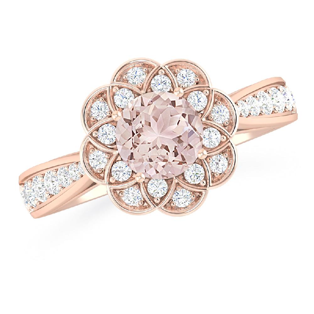 Rose Gold - Morganite