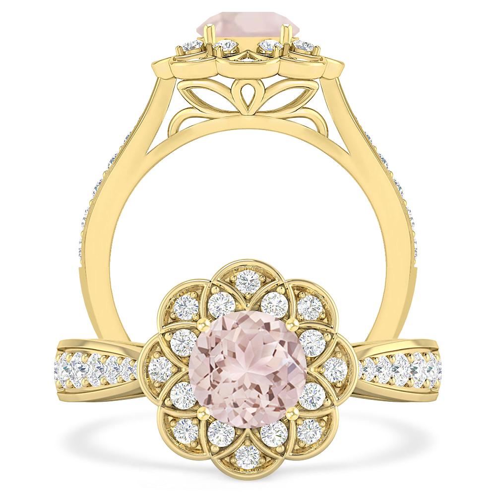 Yellow Gold - Morganite