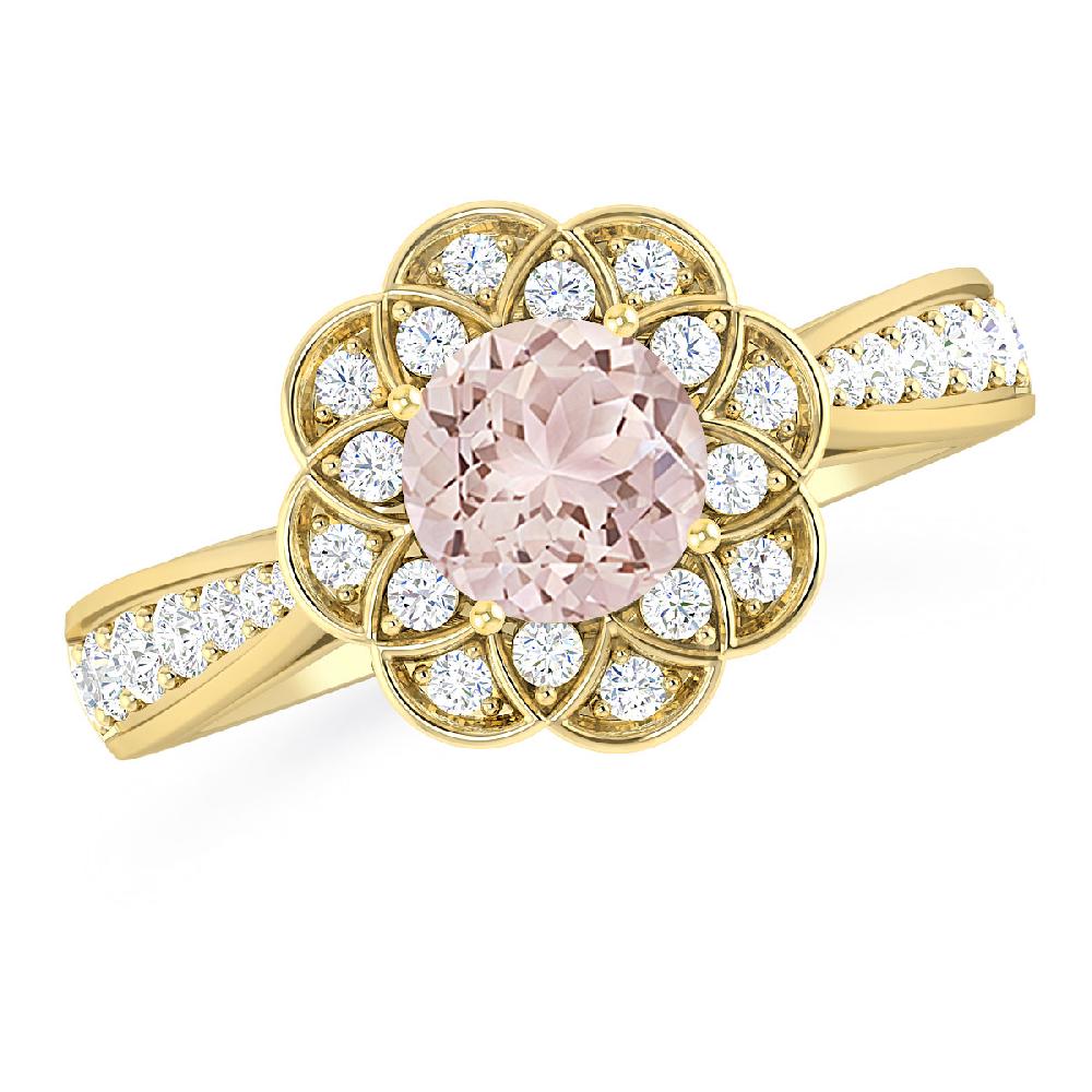 Yellow Gold - Morganite