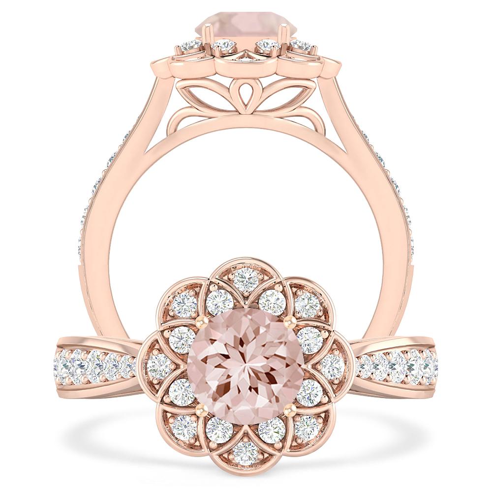 Rose Gold - Morganite