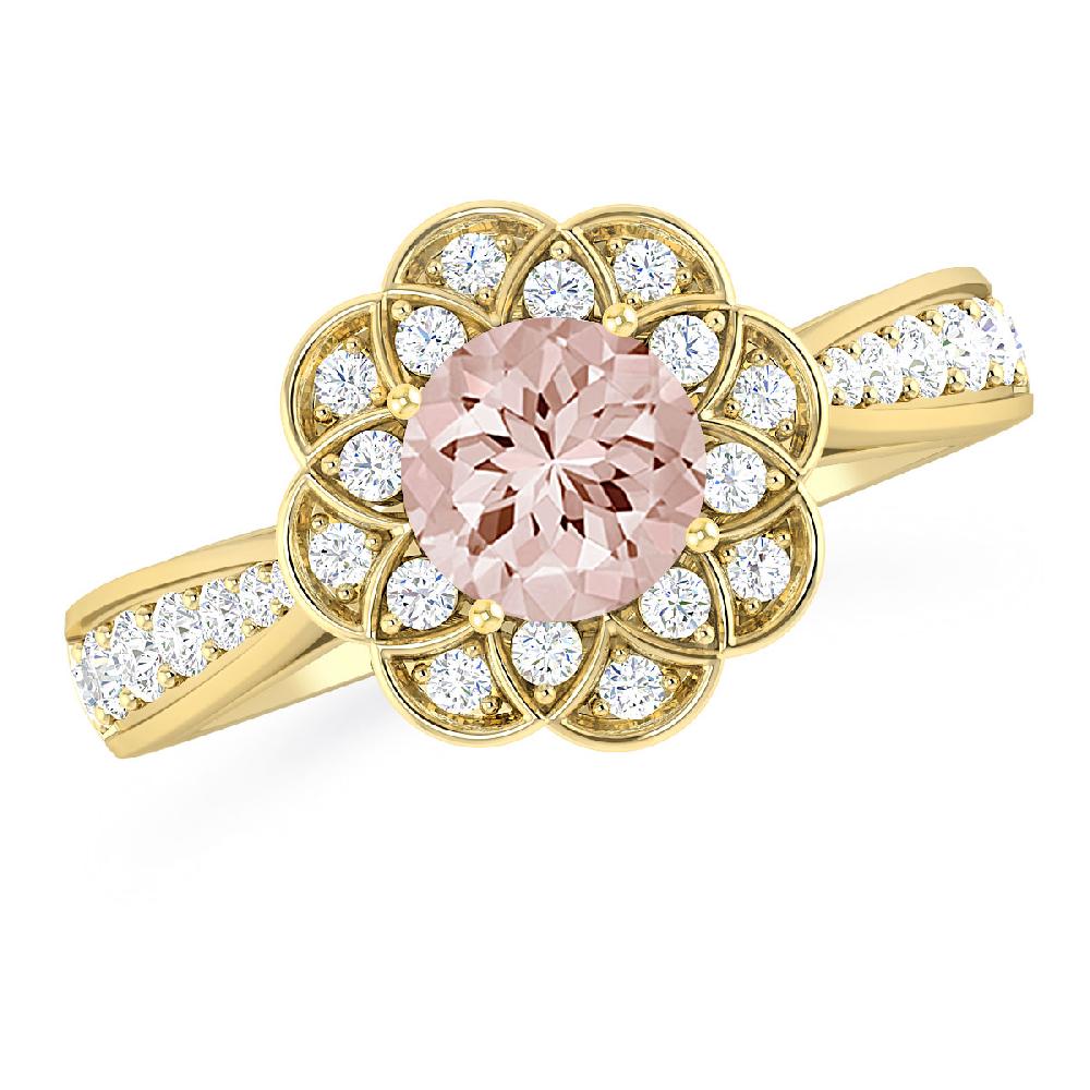 Yellow Gold - Morganite