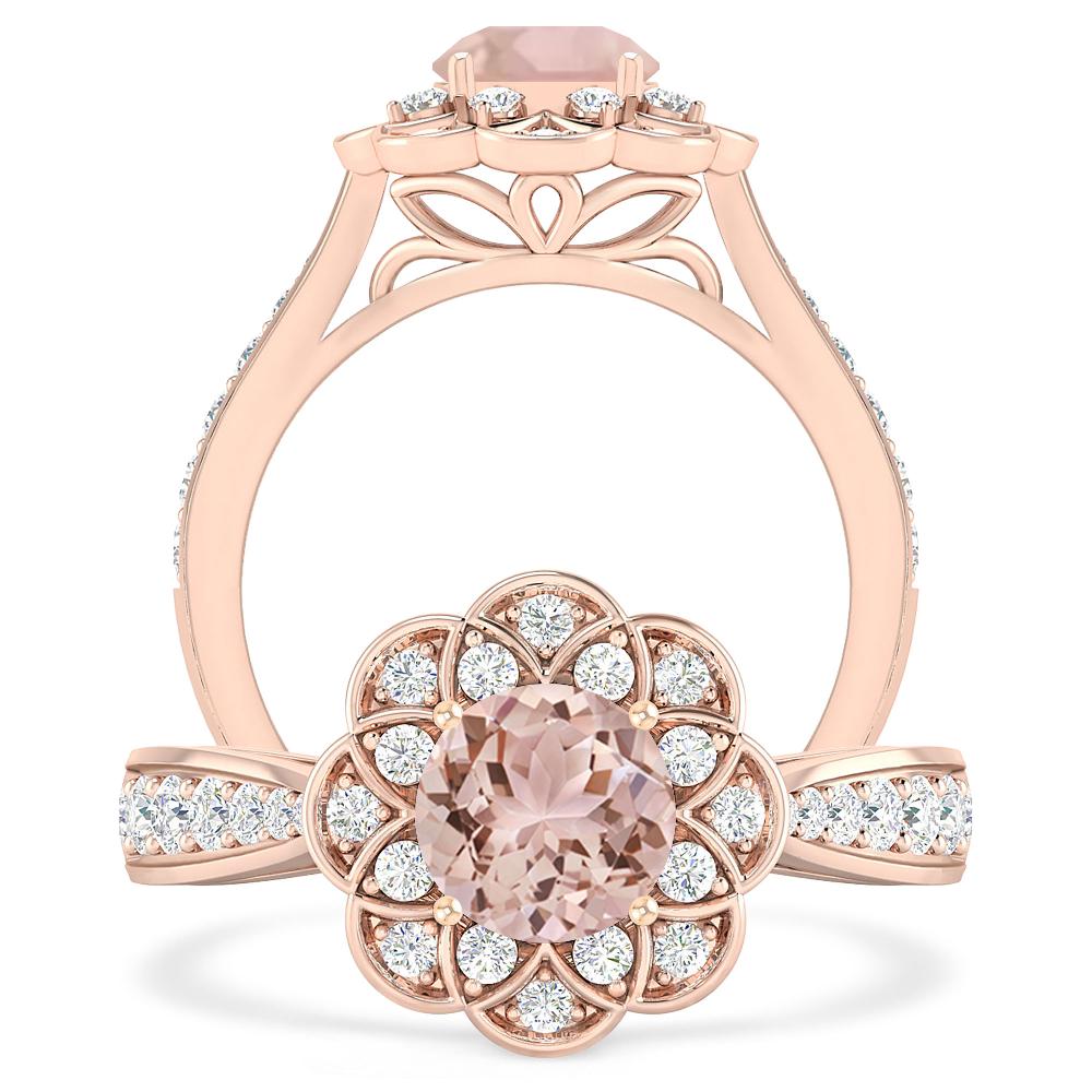 Rose Gold - Morganite