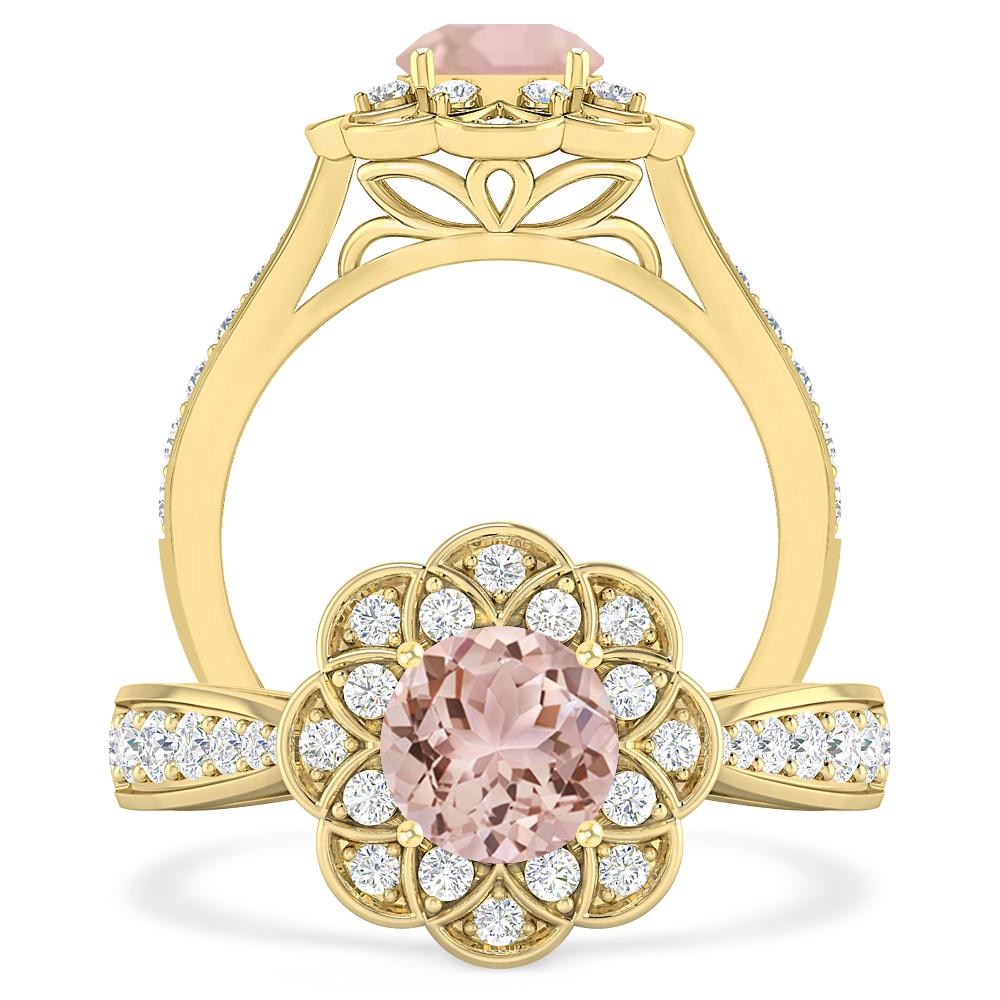 Yellow Gold - Morganite