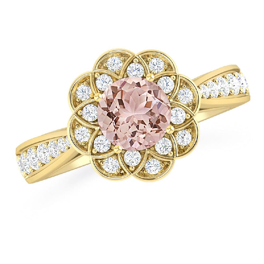 Yellow Gold - Morganite