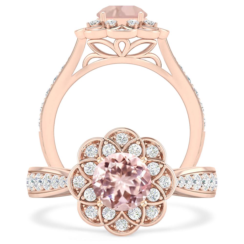 Rose Gold - Morganite