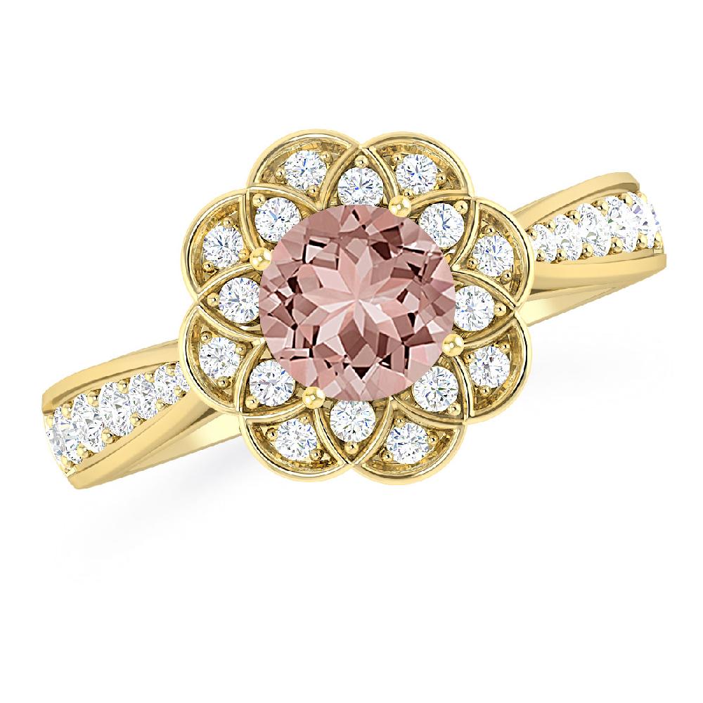 Yellow Gold - Morganite