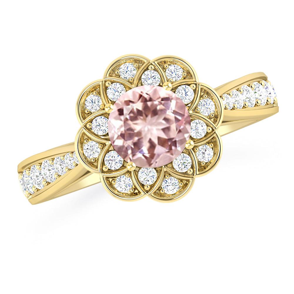 Yellow Gold - Morganite