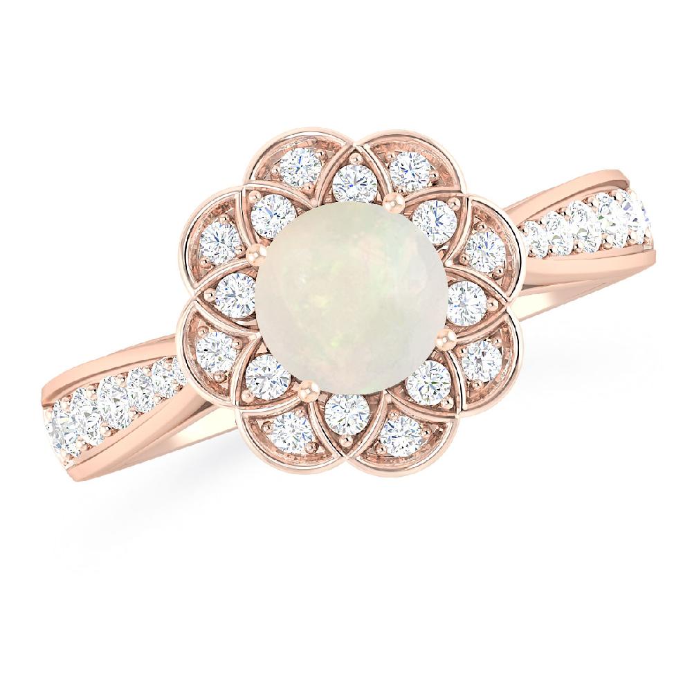 Rose Gold - Opal