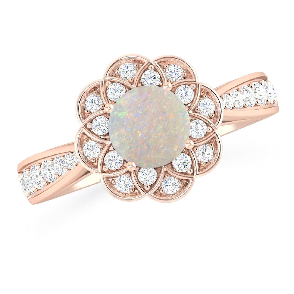 Rose Gold - Opal