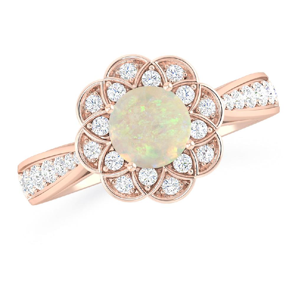 Rose Gold - Opal