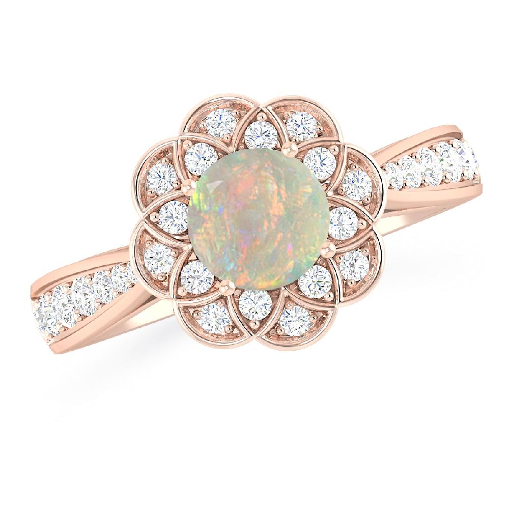 Rose Gold - Opal