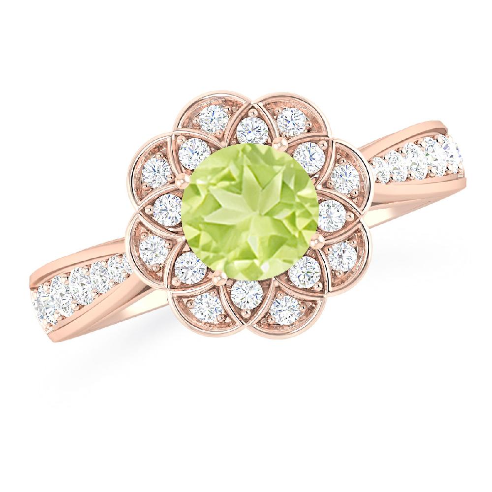 Rose Gold - Peridot