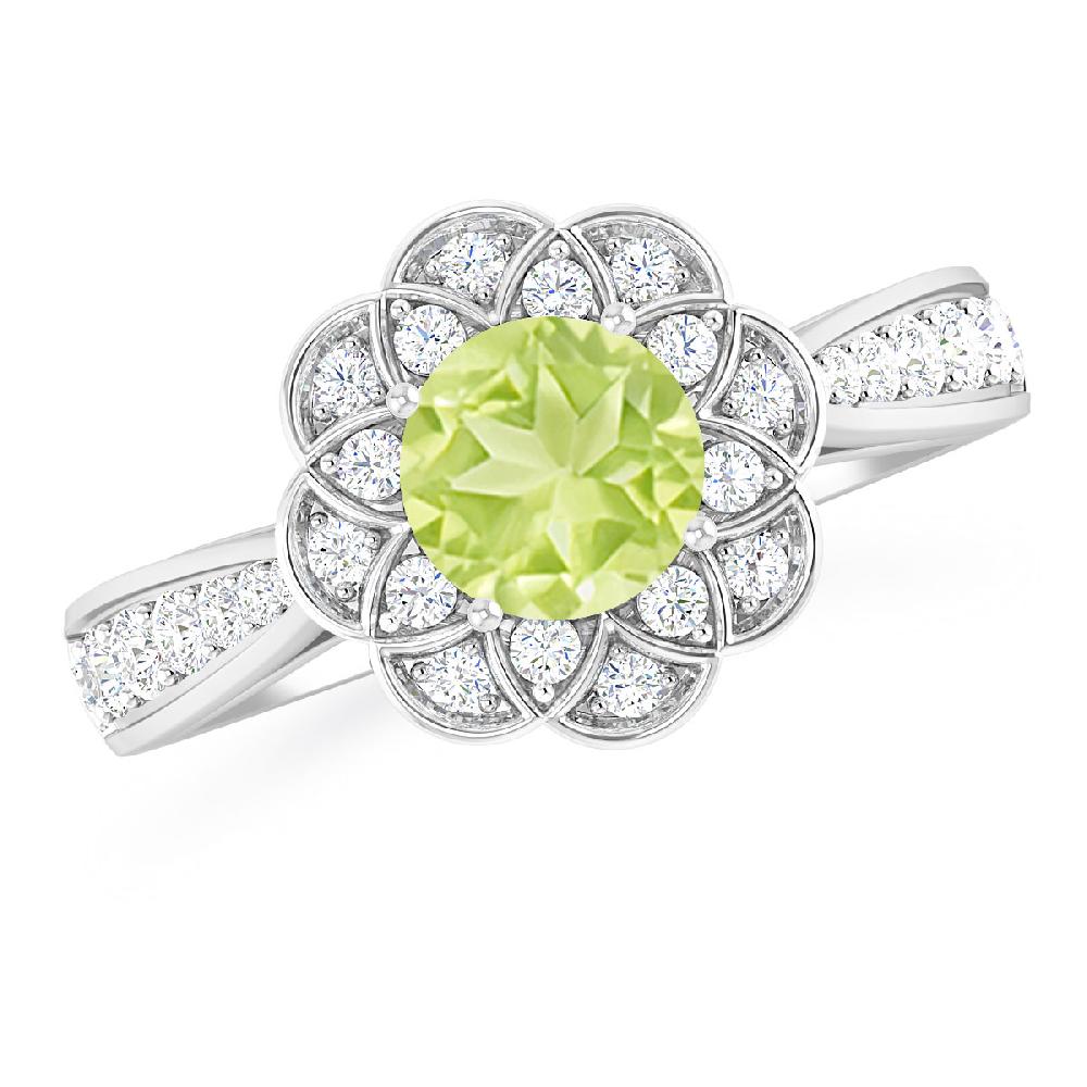 White Gold - Peridot