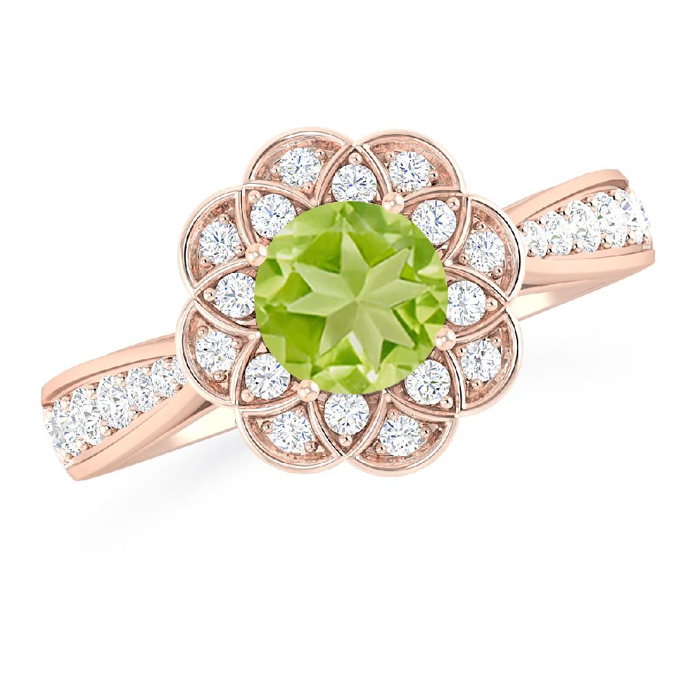 Rose Gold - Peridot