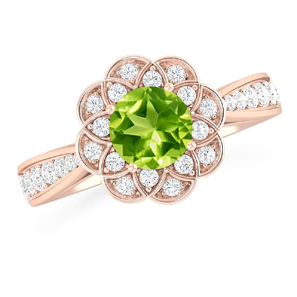 Rose Gold - Peridot