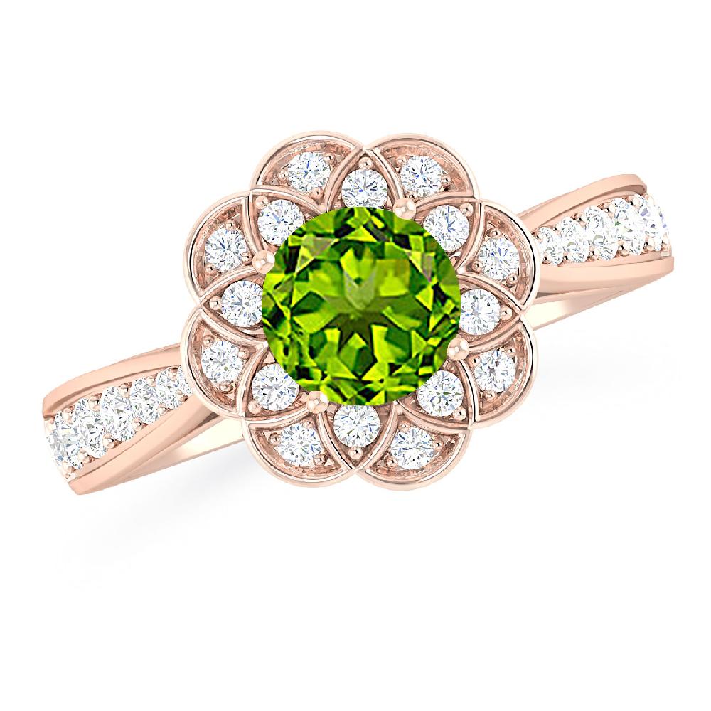 Rose Gold - Peridot