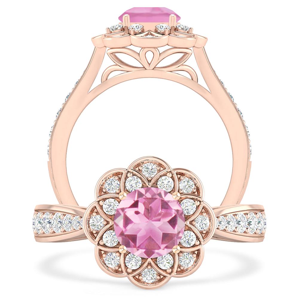 Rose Gold - Pink Tourmaline