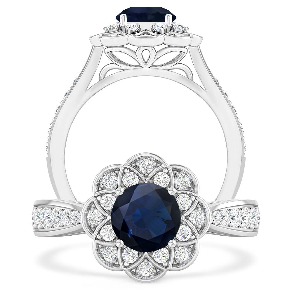 White Gold - Sapphire