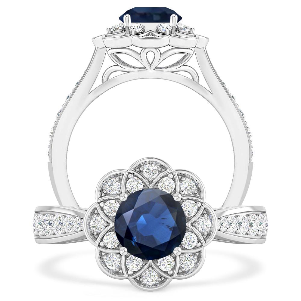 White Gold - Sapphire