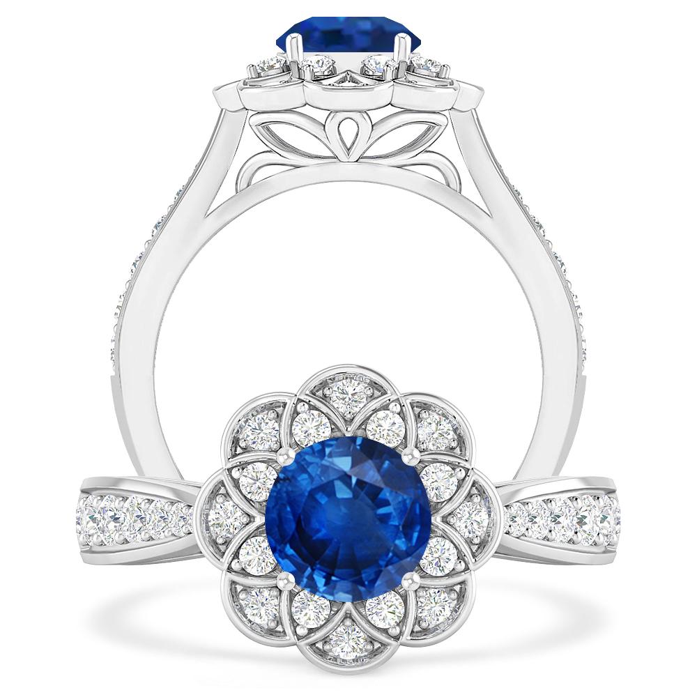 White Gold - Sapphire