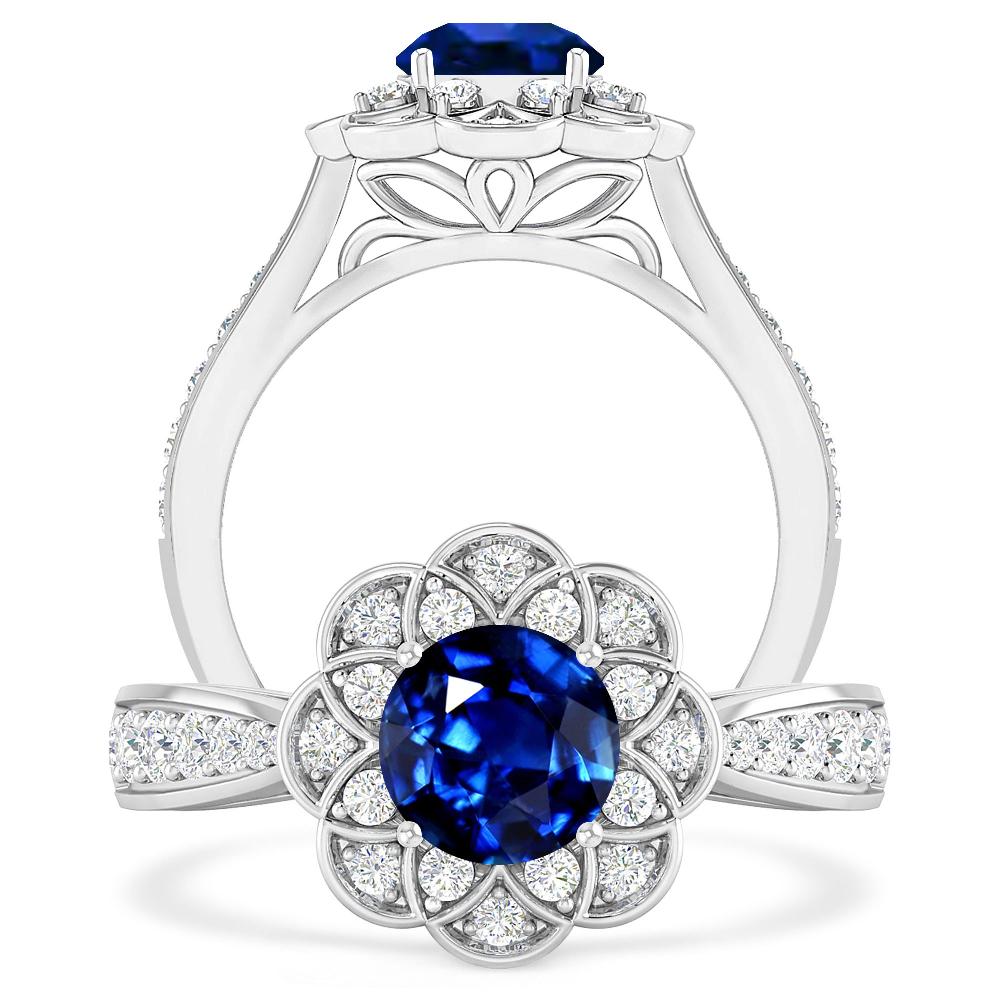 White Gold - Sapphire