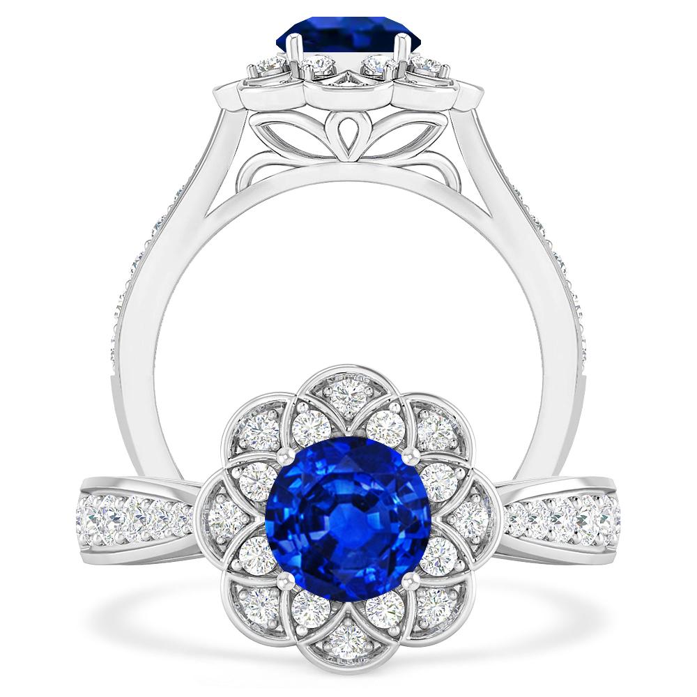 White Gold - Sapphire