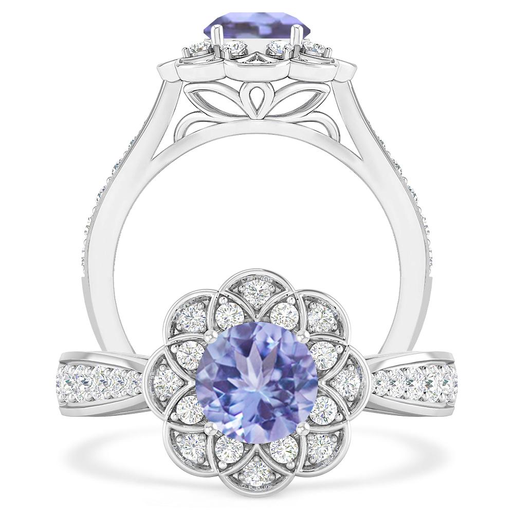 White Gold - Tanzanite