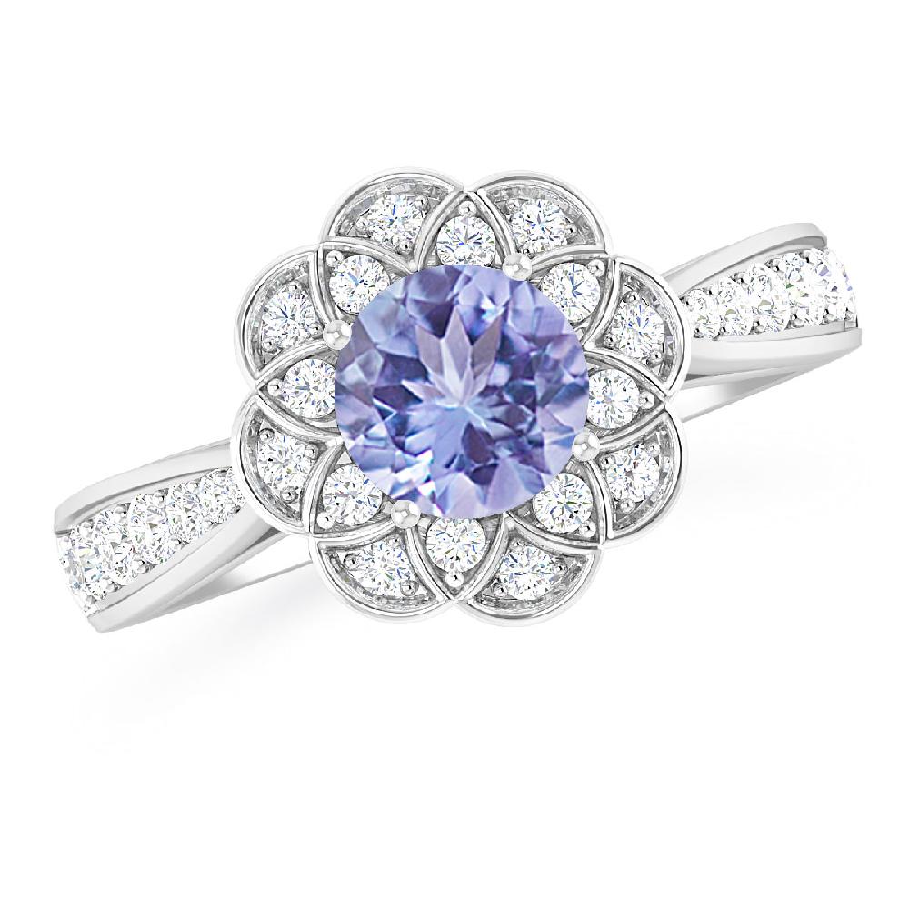 White Gold - Tanzanite