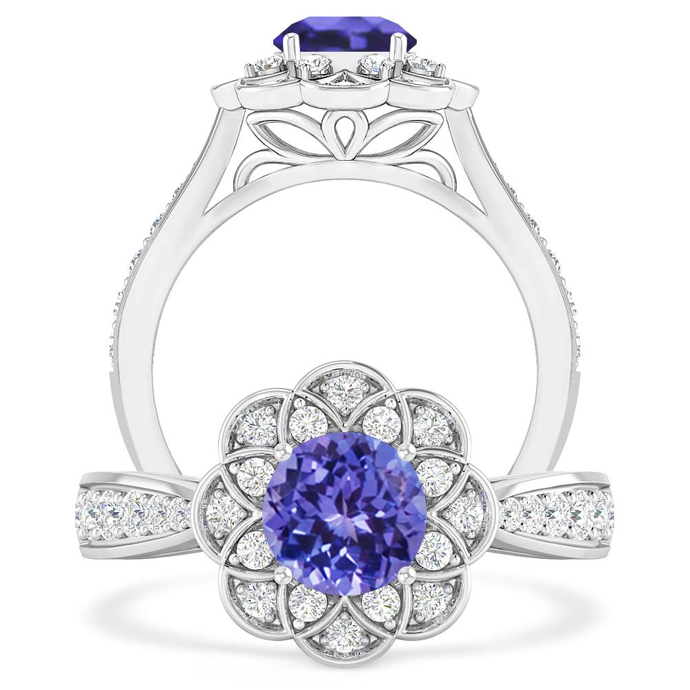 White Gold - Tanzanite