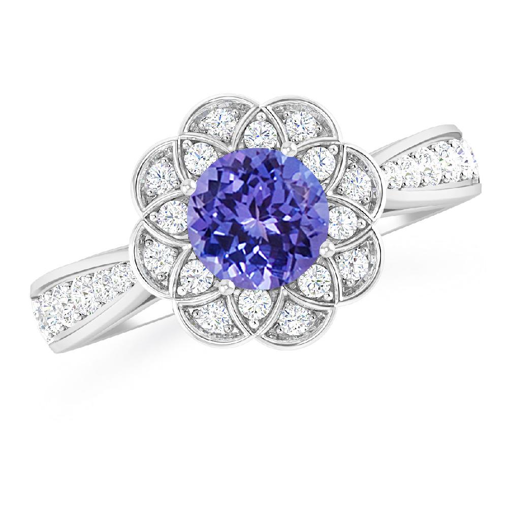 White Gold - Tanzanite