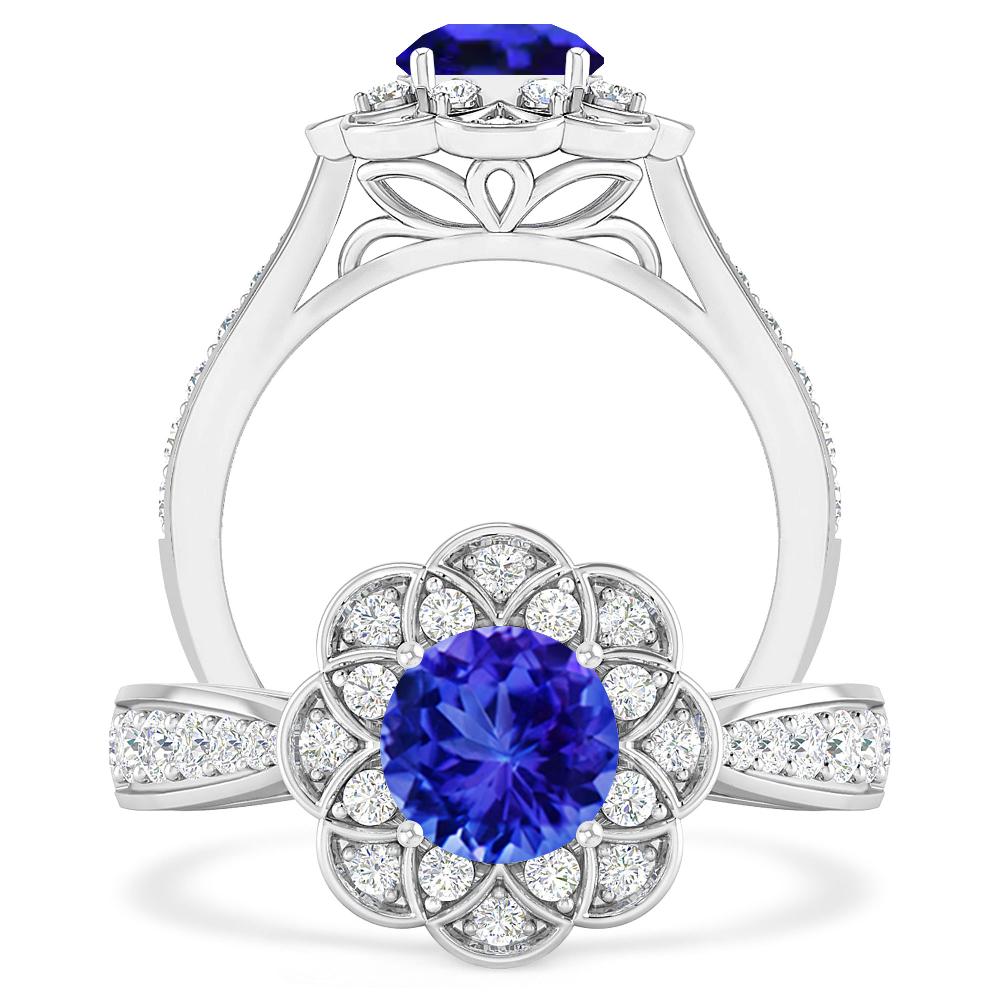 White Gold - Tanzanite