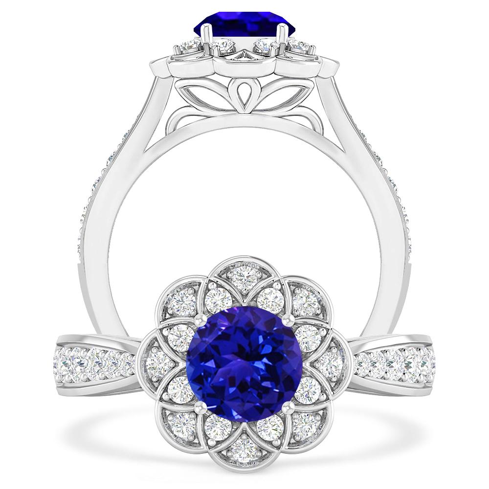 White Gold - Tanzanite