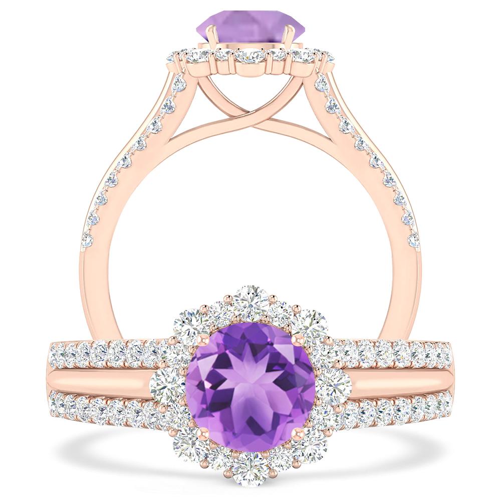 Rose Gold - Amethyst