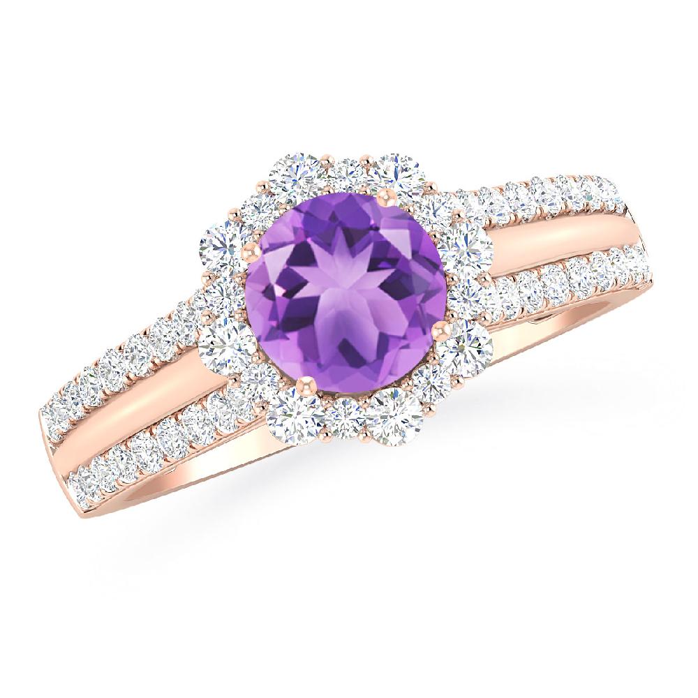 Rose Gold - Amethyst