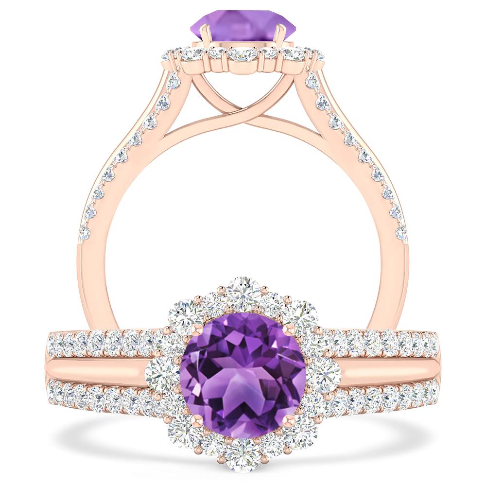 Rose Gold - Amethyst