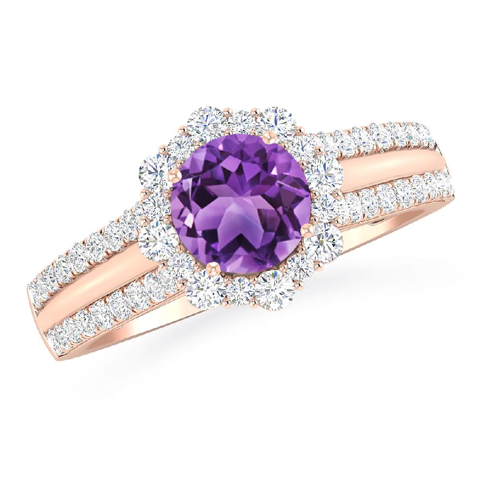 Rose Gold - Amethyst