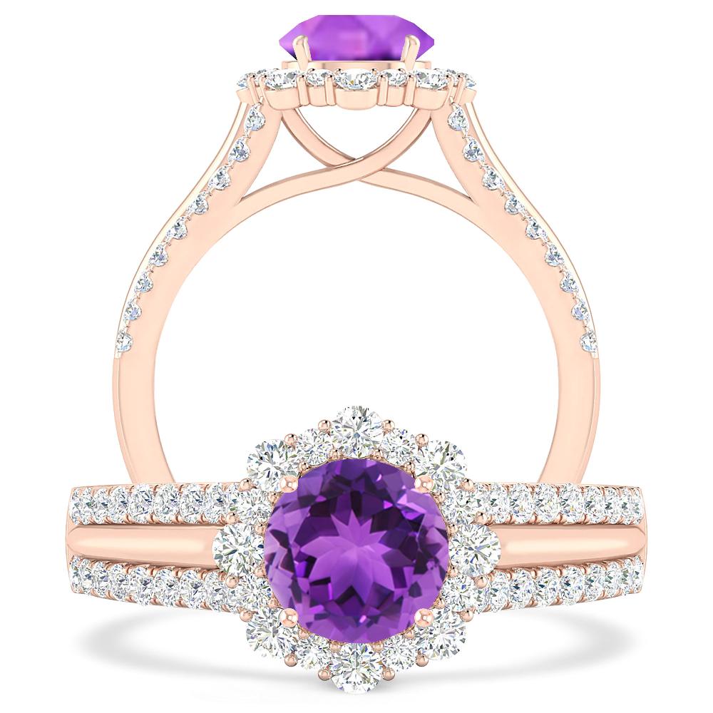 Rose Gold - Amethyst