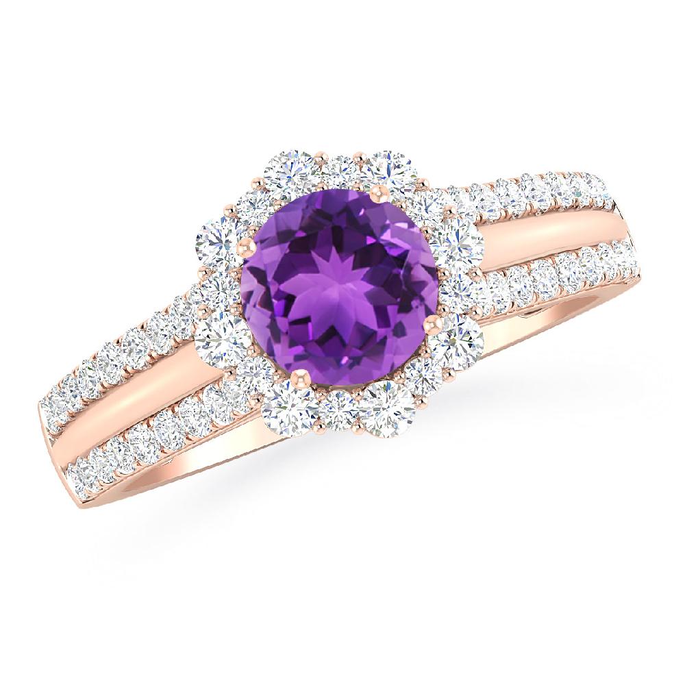 Rose Gold - Amethyst