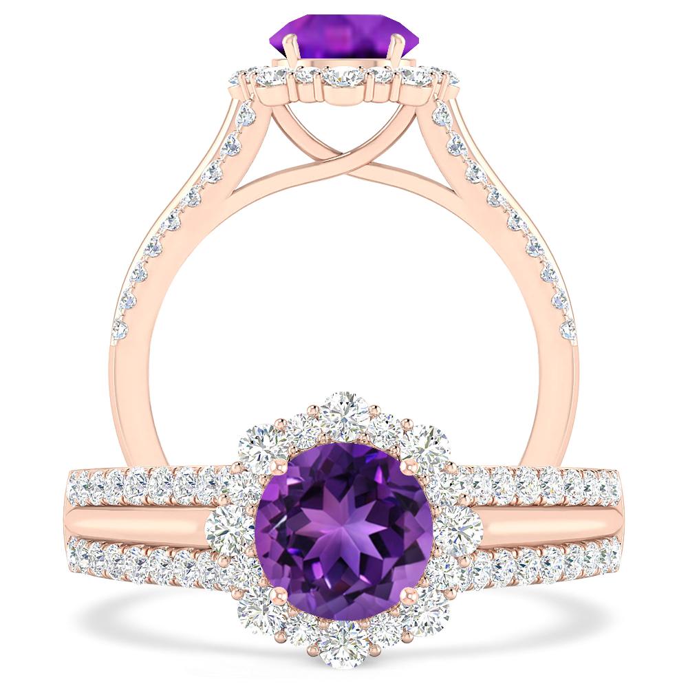 Rose Gold - Amethyst