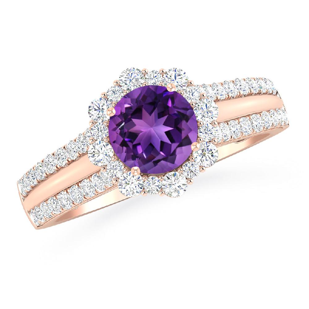 Rose Gold - Amethyst