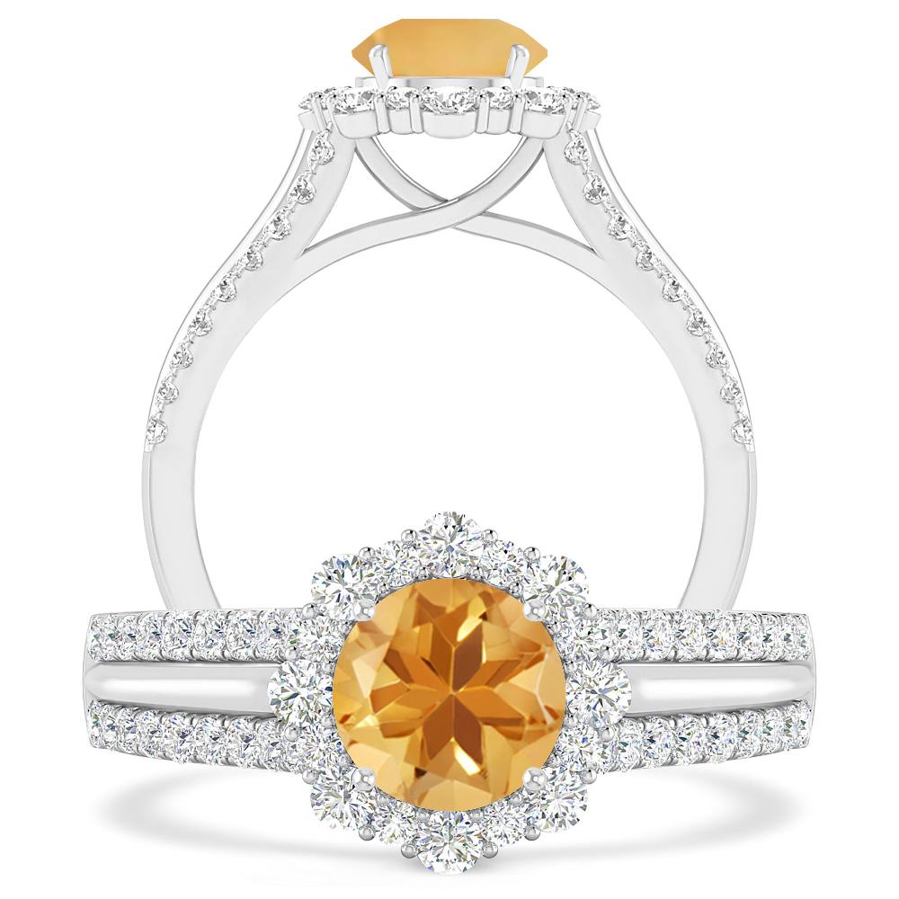 White Gold - Citrine