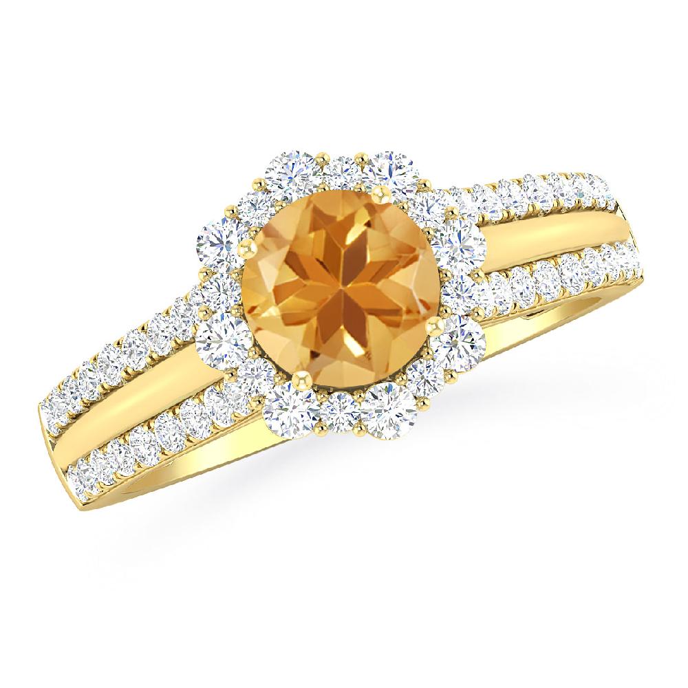 Yellow Gold - Citrine